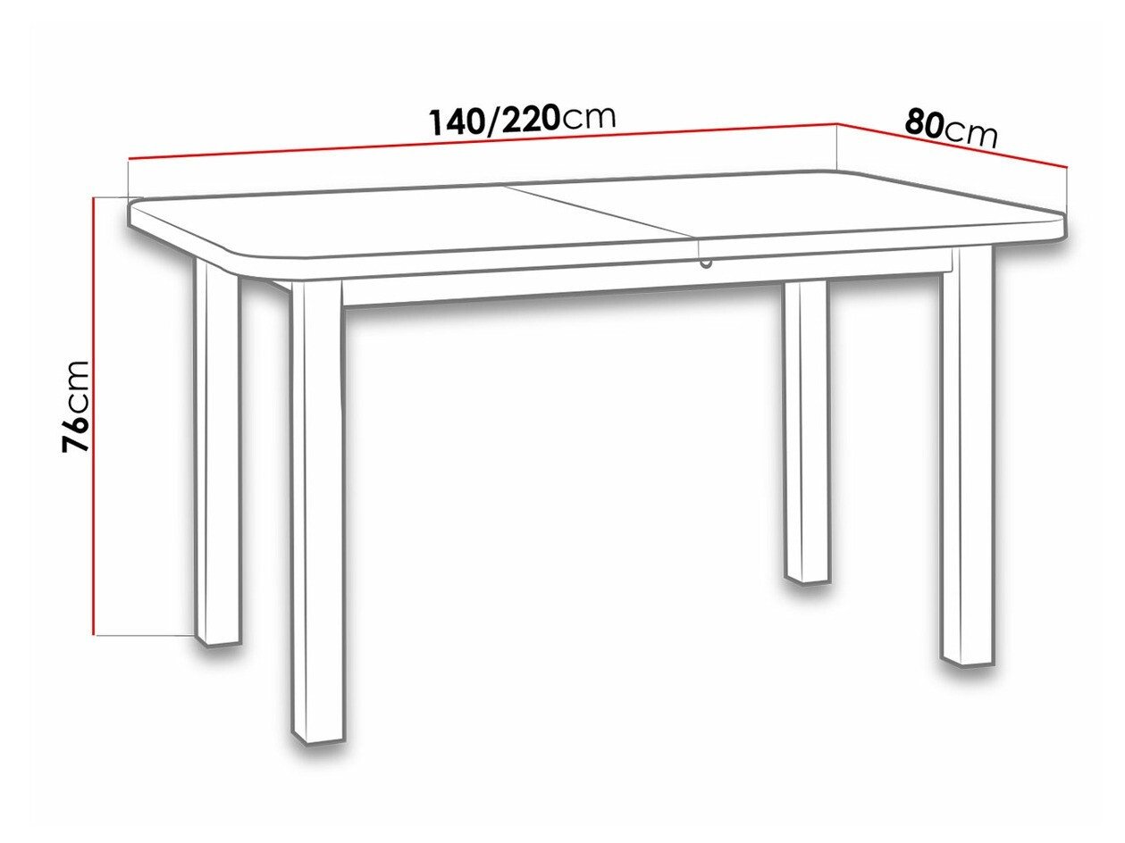 Table Victorville 123 (Blanc)