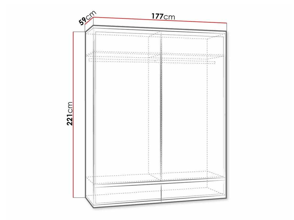 Armoire Etrmoni 109 (Clair bois)