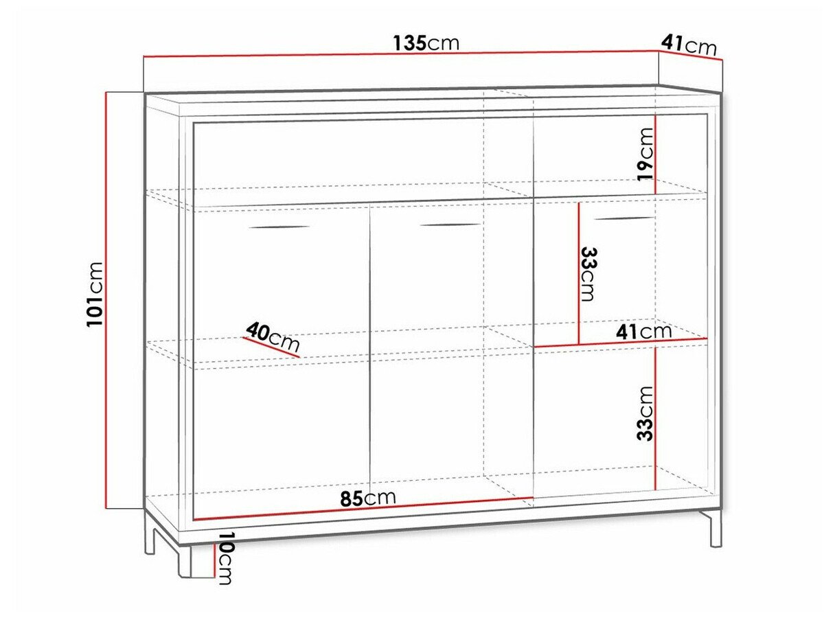 Commode Etrmoni 104 (Clair bois)