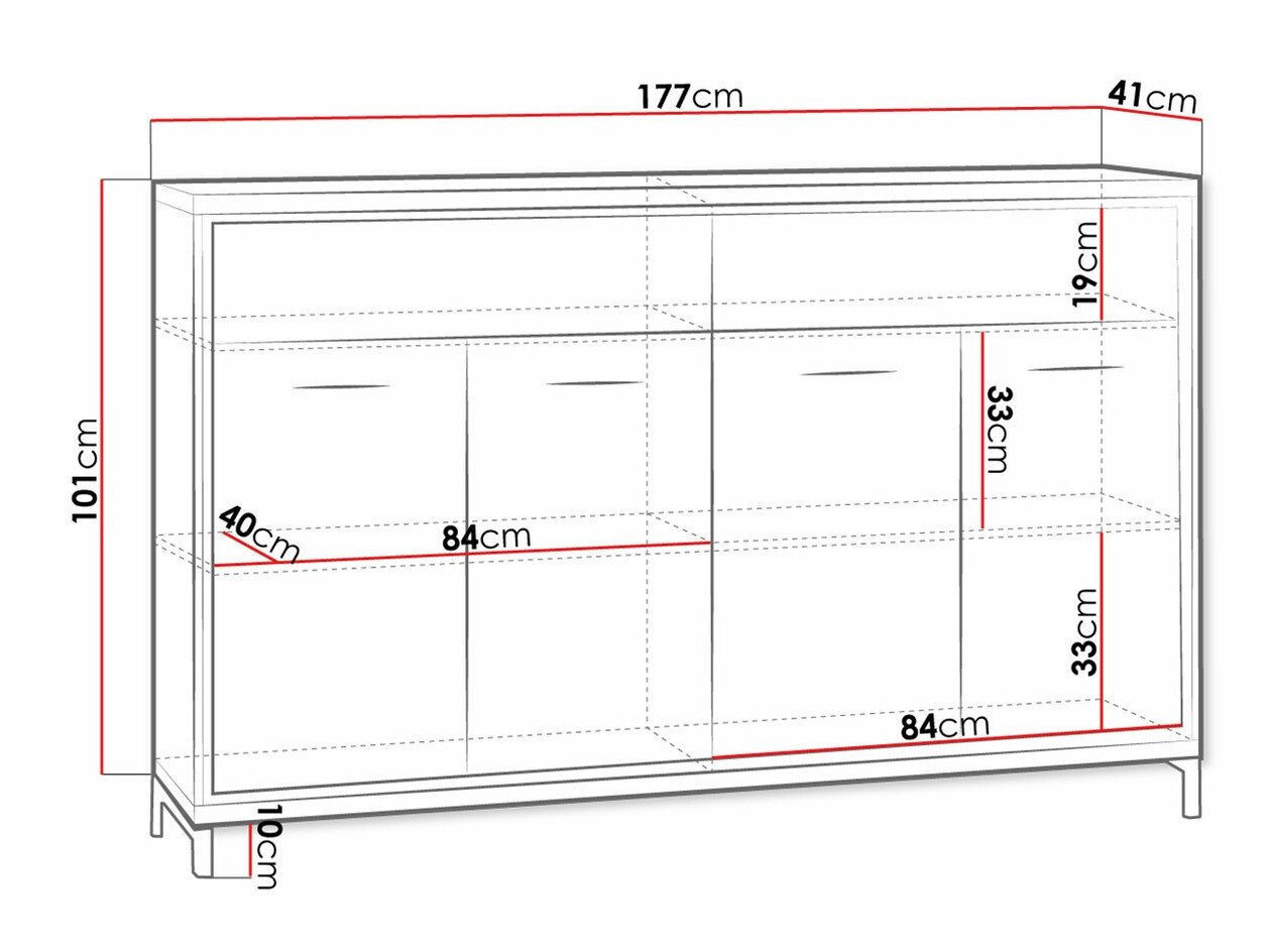 Commode Etrmoni 105 (Clair bois)