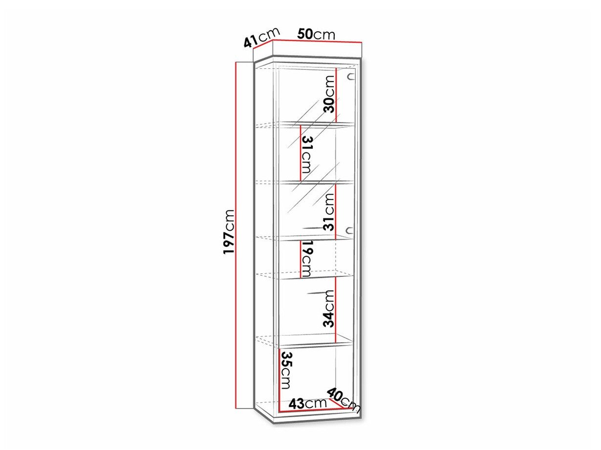 Étagère Etrmoni 108 (Clair bois + Chêne)
