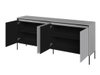 Buffet Fernolu 103 (Gris + Noir)
