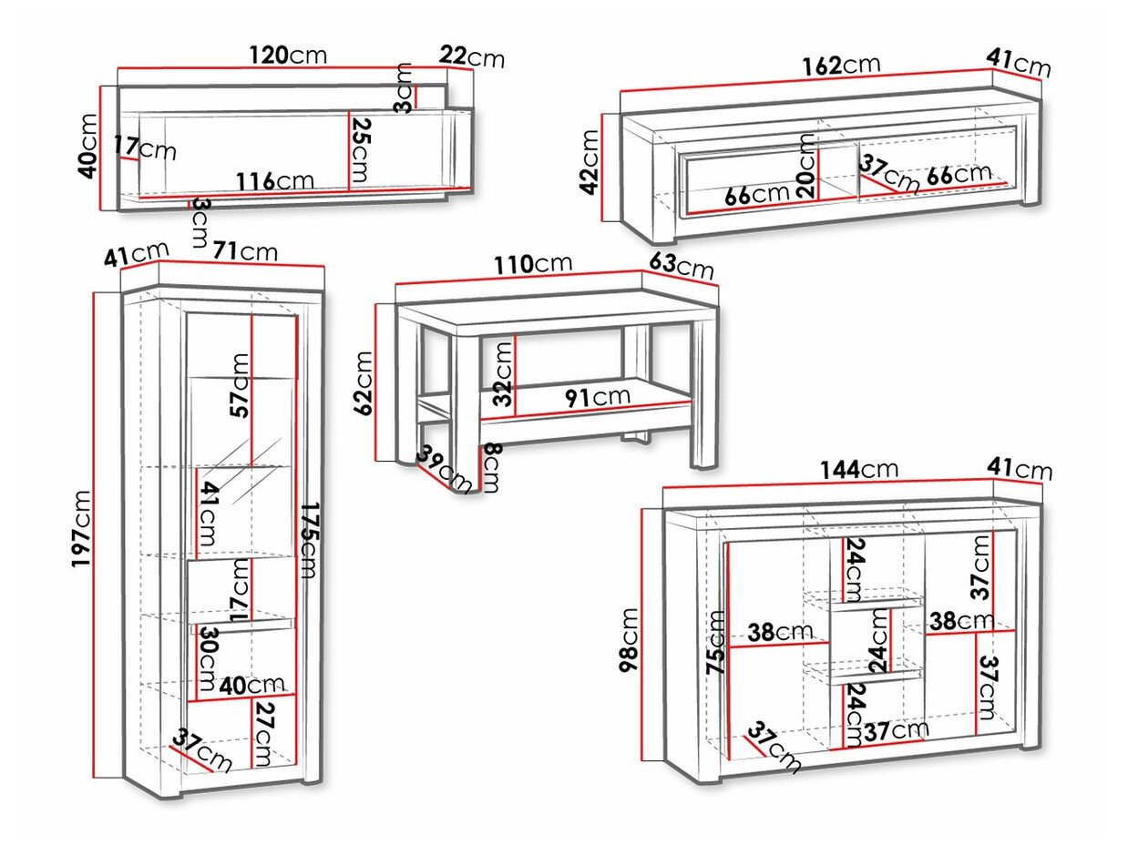 Ensemble de salon Etrmona 117