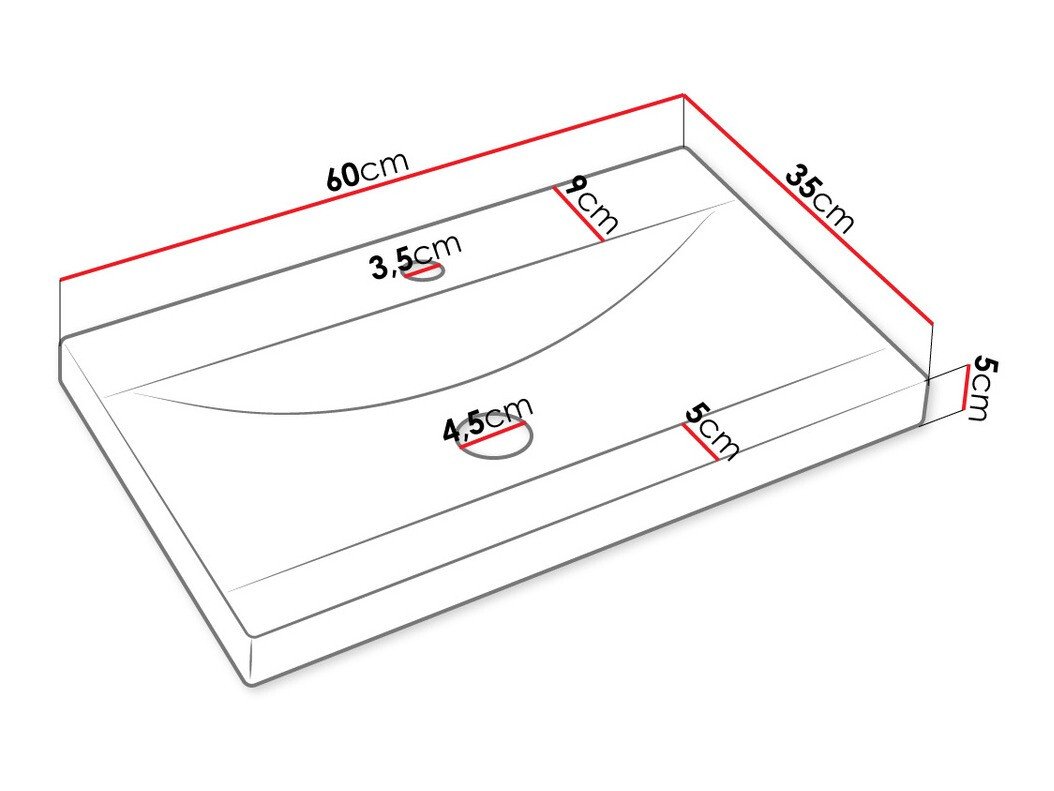 Ensemble de salle de bain Comfivo Livciro 104 (Noir + Graphite)