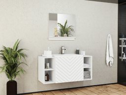 Ensemble de salle de bain Comfivo Livciro 108 (Blanc)