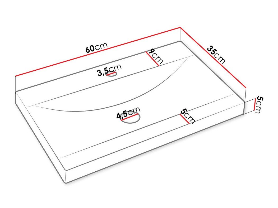 Ensemble de salle de bain Comfivo Livciro 108 (Noir + Graphite)