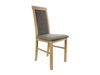 Chaise Boston 463 (Clair bois + Marron)