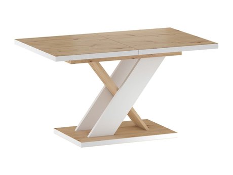 Table Boston 468 (Chêne wotan + Blanc)