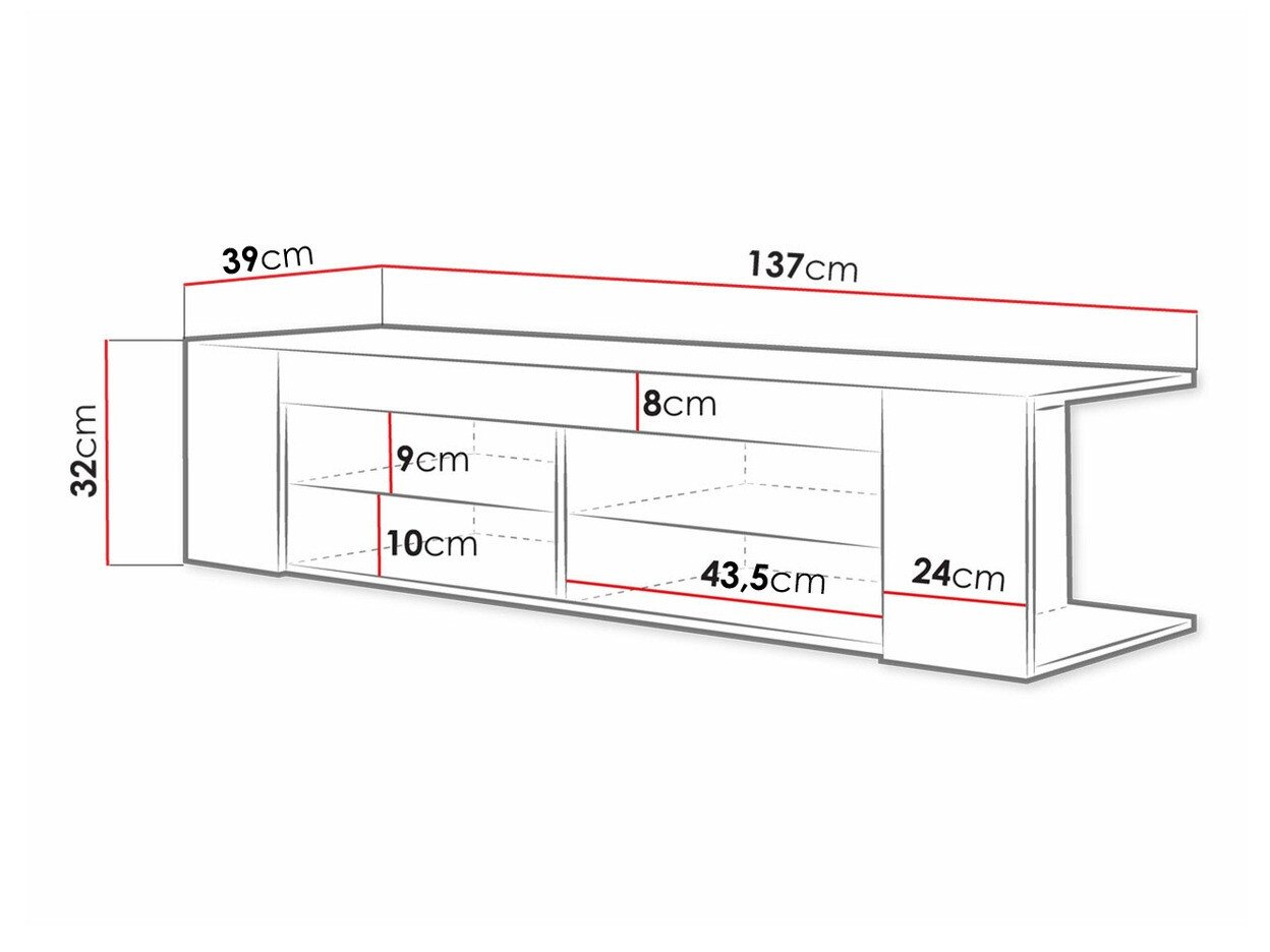 Meuble TV Ver (Chêne wotan)