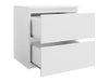 Table de chevet Comfivo 158 (Blanc)