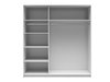 Armoire Livevaro 109 (Blanc brillant)