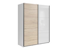 Armoire Livevaro 117 (Blanc + Sonoma chêne)