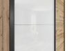 Armoire Livevaro 117 (Chêne wotan + Blanc)