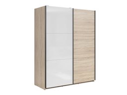 Armoire Livevaro 117 (Sonoma chêne + Blanc)