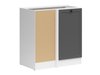Armoire d'angle modulaire Classic Grey 101