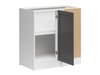 Armoire d'angle modulaire Classic Grey 101
