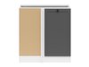 Armoire d'angle modulaire Classic Grey 101