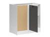 Armoire d'angle modulaire Classic Grey 101