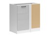 Armoire d'angle modulaire Line Grey 101