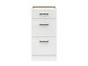 Armoire modulaire avec tiroirs Line White 102