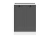 Armoire modulaire avec portes Classic Grey 114