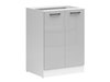 Armoire modulaire avec portes Line Grey 114
