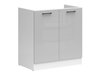Armoire modulaire pour évier avec portes Line Grey 115