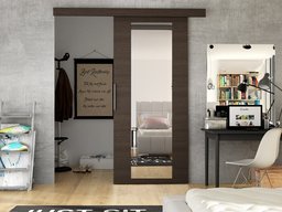 Porte coulissante Closico 175 (Marron)