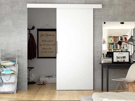 Porte coulissante Closico Materia I (Blanc)