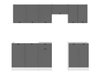 Cuisine complète modulaire Classic Grey 119