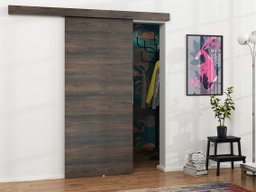 Porte coulissante Dover 142 (Chêne sombre)