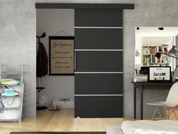 Porte coulissante Closico 181 (Noir)