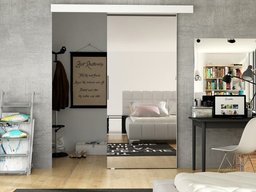 Porte coulissante Closico 182 (Blanc)