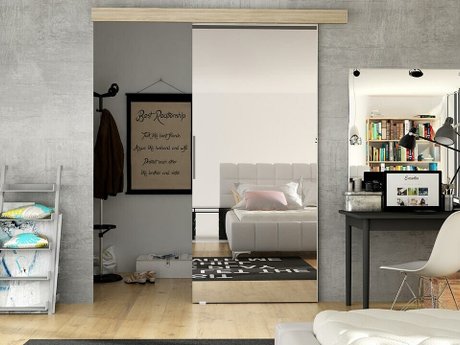 Porte coulissante Closico 182 (Sonoma chêne)