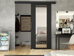 Porte coulissante Closico Fundus IV (Noir)