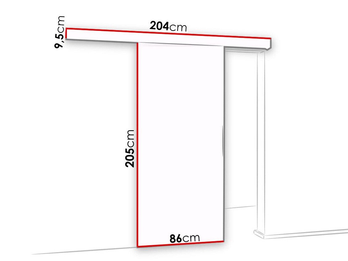 Porte coulissante Dover 180