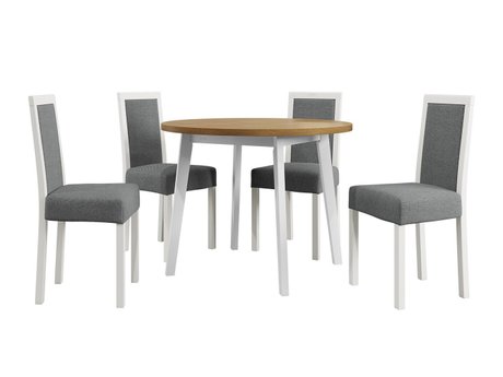 Salle à manger complète Victorville 306 (Blanc)