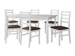 Salle à manger complète Victorville 307 (Blanc)