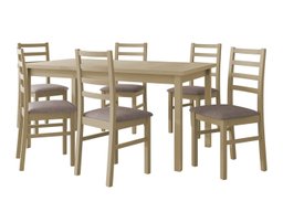 Salle à manger complète Victorville 307 (Sonoma chêne)