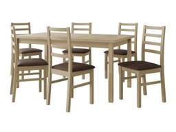 Salle à manger complète Victorville 307 (Sonoma chêne)