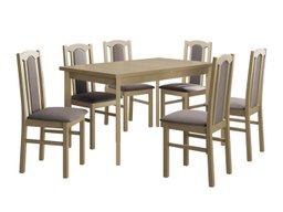 Salle à manger complète Victorville 313 (Sonoma chêne)
