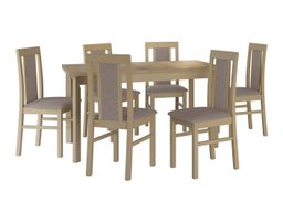 Salle à manger complète Victorville 315 (Sonoma chêne)