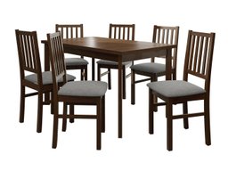 Salle à manger complète Victorville 320 (Noix)