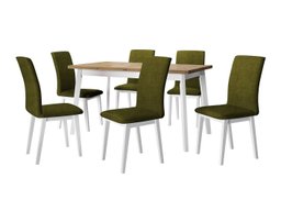 Salle à manger complète Victorville 321 (Blanc)