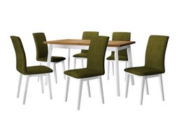 Salle à manger complète Victorville 322 (Blanc)