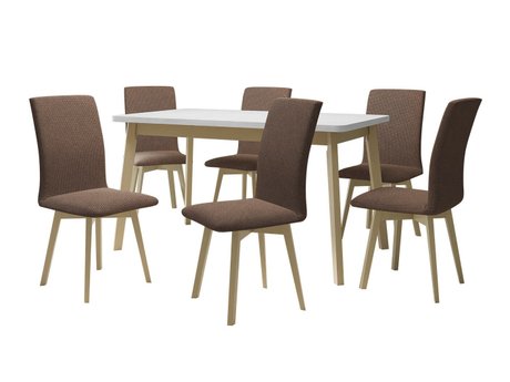 Salle à manger complète Victorville 323 (Sonoma chêne)