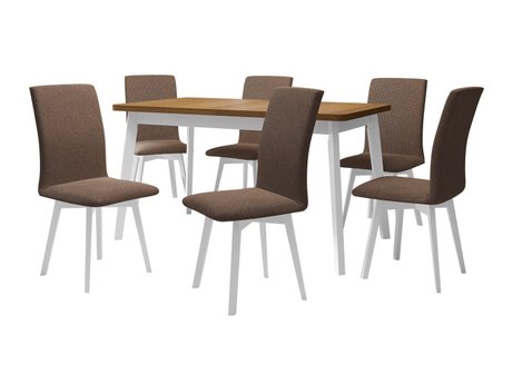 Salle à manger complète Victorville 324 (Blanc)