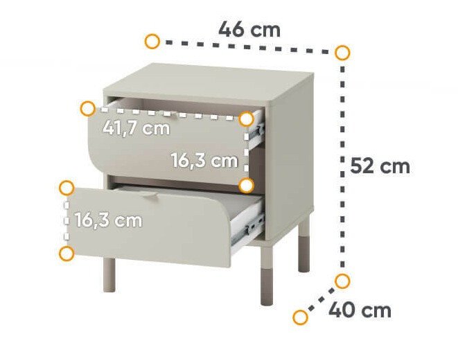 Table de chevet Lomsono 116
