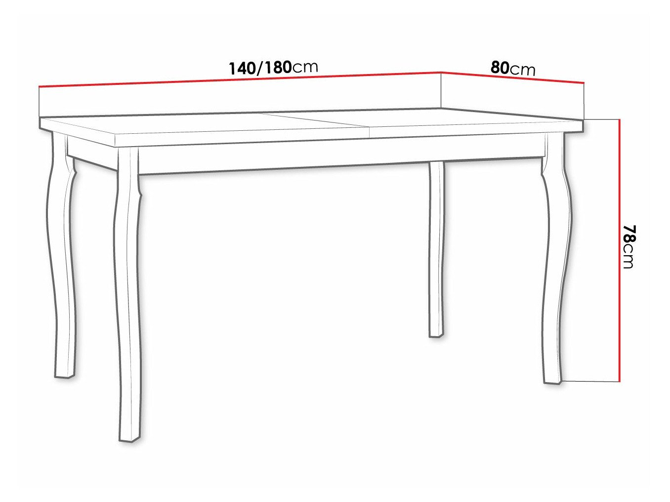 Table Victorville 331 (Sonoma chêne)