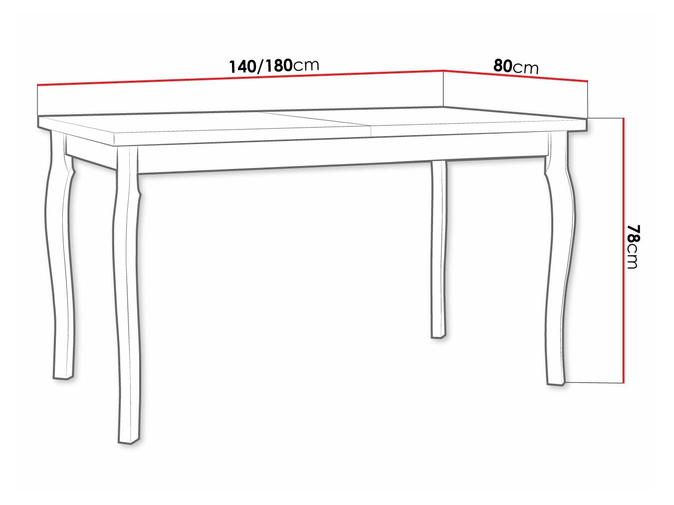 Table Victorville 331 (Sonoma chêne)